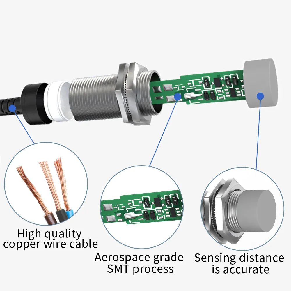 M18 Long Distance Inductive Proximity SensorM18-3