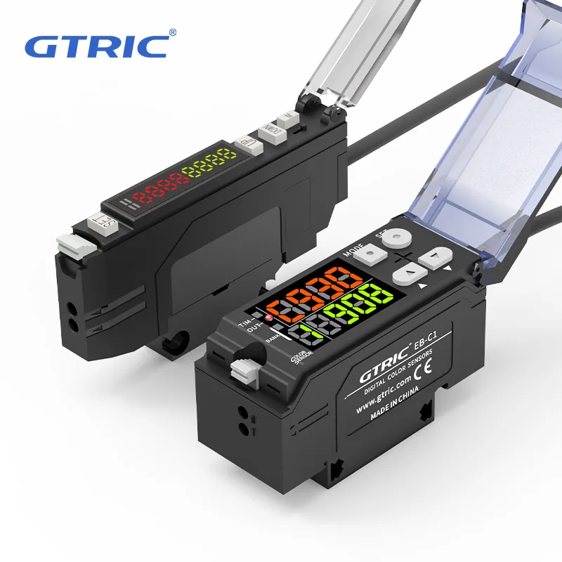Single Output Color Fiber Optical Amplifier Sensor-4