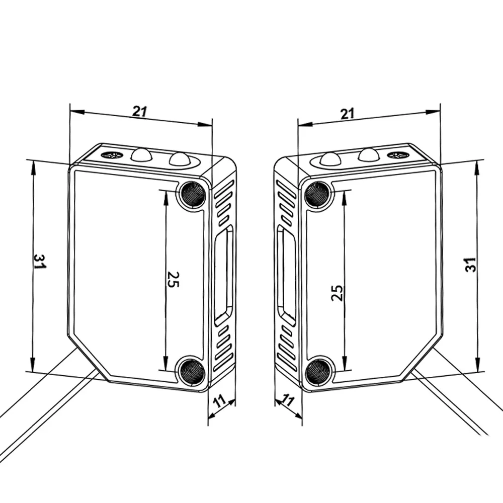 Square Through-beam Laser Photoelectric Sensor-3